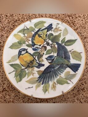 Blaumeise 1985 Vintage Collectors Plate